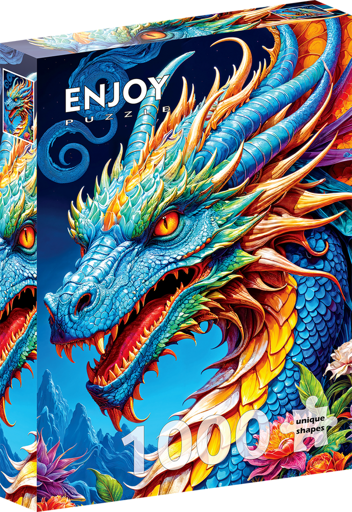 1000 pc Puzzle Blue Dragon