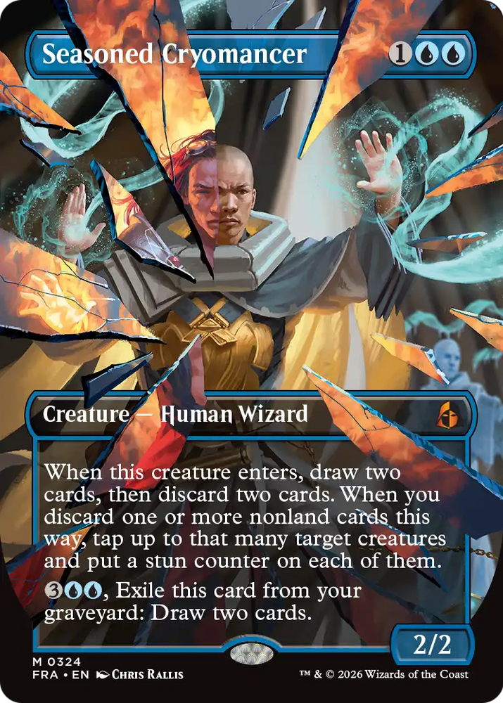 Seasoned Cryomancer (Borderless) (0324) [Reality Fracture]