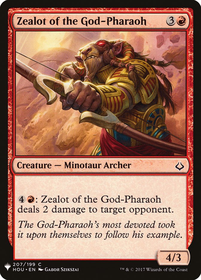 Zealot of the God-Pharaoh [Mystery Booster] | Pandora's Boox