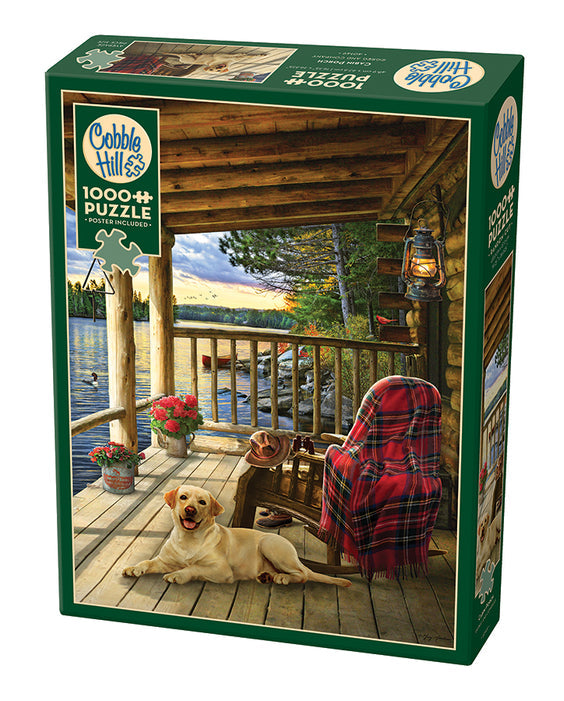 Cobble Hill Puzzle: Cabin Porch 1000pc | Pandora's Boox