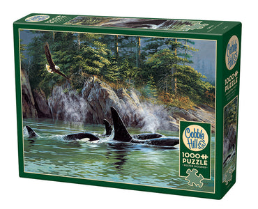 Cobble Hill Puzzle: Orcas 500pc