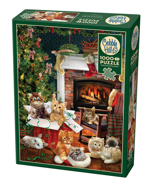 Cobble Hill 1000pc Chrismas Kittens