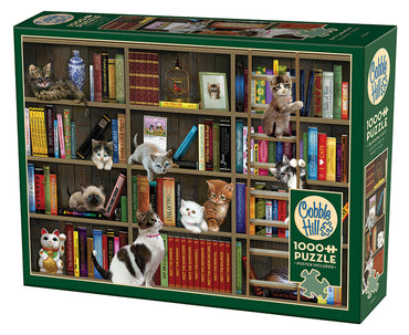 Cobble Hill Puzzle: Kitty LIbrarians 1000pc