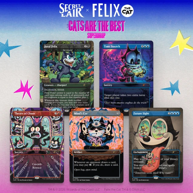 Secret Lair - Secret Lair X - Felix The Cat: The Magic Bag of Tricks.