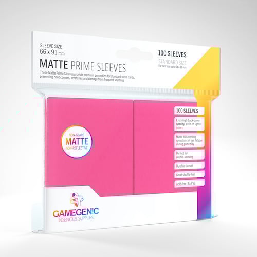 Gamegenic Prime Sleeves Pink (100 pk)