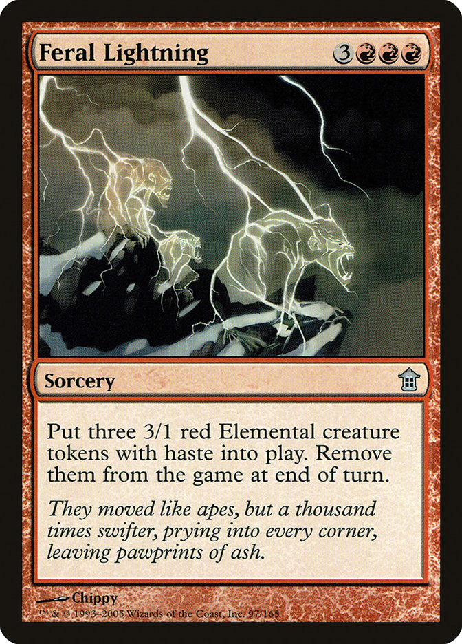 Feral Lightning [Saviors of Kamigawa] | Pandora's Boox