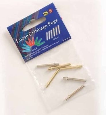 Loose Cribbage Pegs: Metal