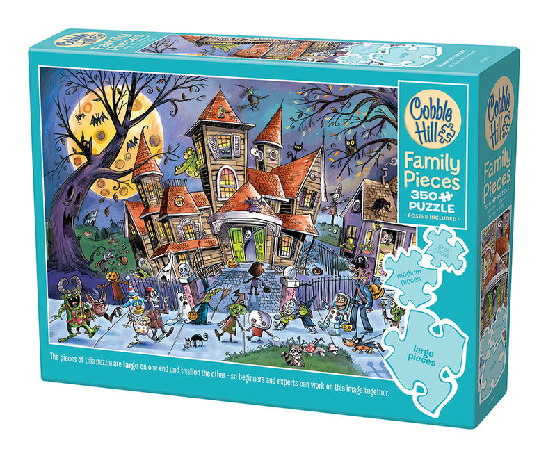 Cobble Hill Puzzle: Haunted House Family Pieces 350pc