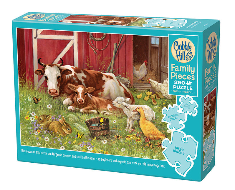 Cobble Hill: Barnyard Babies 350pc