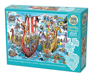 Cobble Hill Puzzle: Viking Voyage Family Pieces 350pc