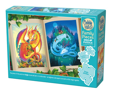 Cobble Hill Puzzle: Night and Day Family Puzzle 350 PC