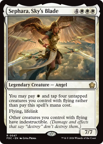Sephara, Sky's Blade [Foundations Commander]