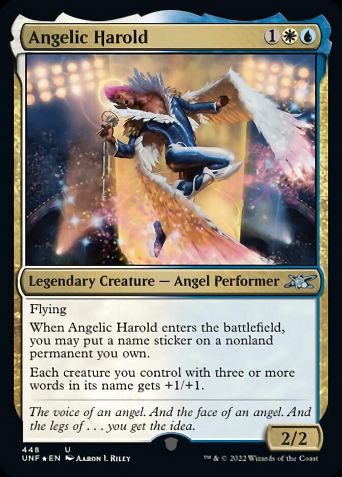 Angelic Harold (Galaxy Foil) [Unfinity] | Pandora's Boox