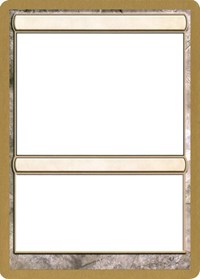 2004 World Championship Blank Card [World Championship Decks 2004] | Pandora's Boox