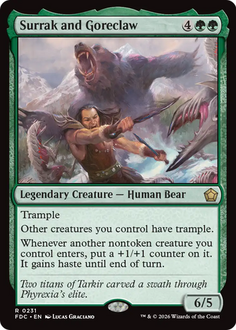 Surrak and Goreclaw [Foundations Commander]
