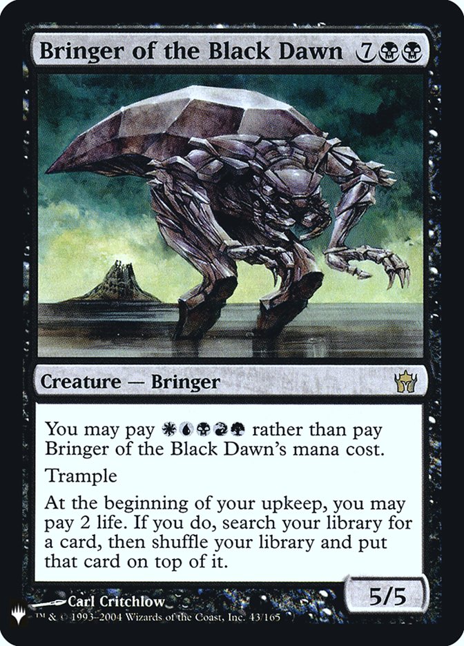 Bringer of the Black Dawn [Mystery Booster] | Pandora's Boox