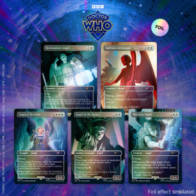 Secret Lair X: The Weeping Angels Foil