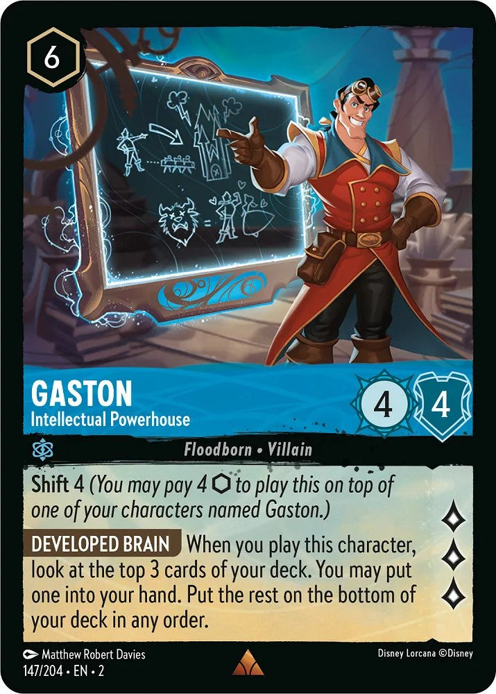 Gaston - Intellectual Powerhouse (147/204) [Rise of the Floodborn] | Pandora's Boox