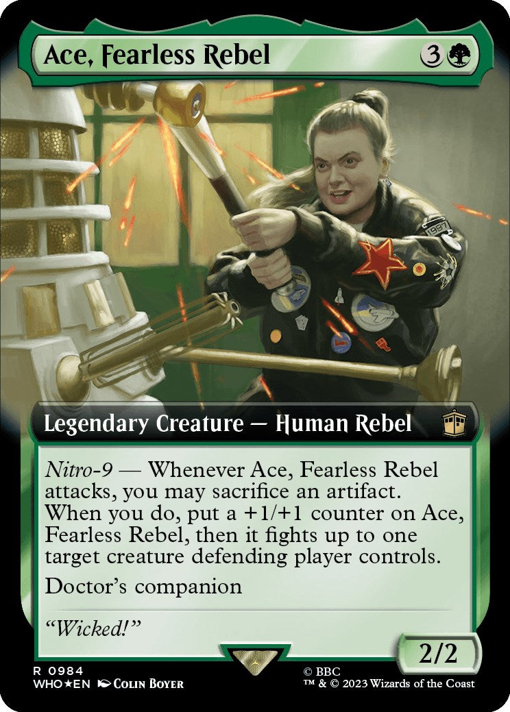 Ace, Fearless Rebel (Extended Art) (Surge Foil) [Doctor Who] | Pandora's Boox