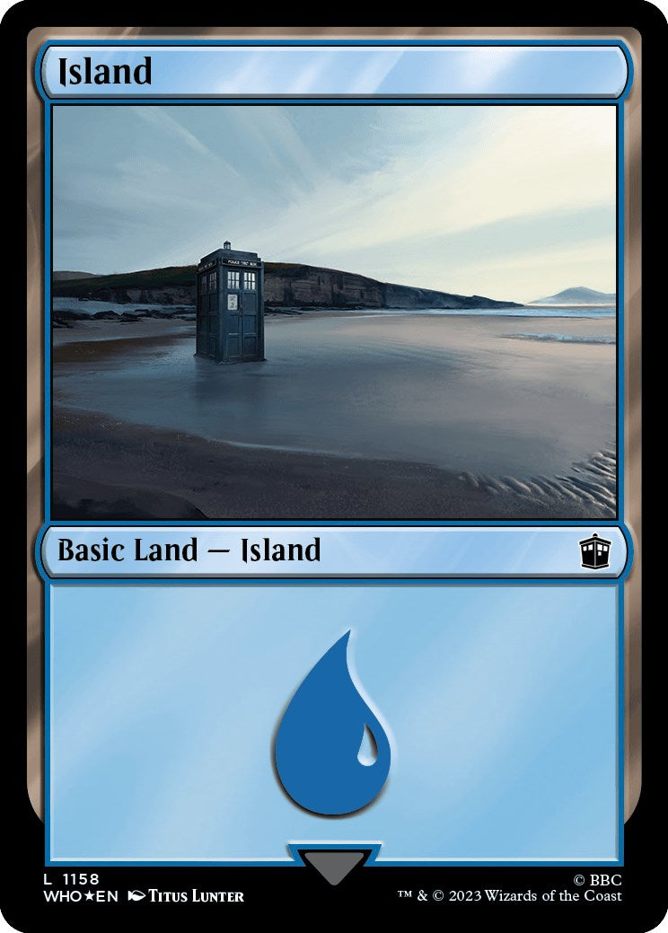 Island (1158) (Surge Foil) [Doctor Who] | Pandora's Boox