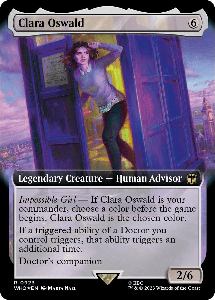 Clara Oswald (Extended Art) (Surge Foil) [Doctor Who] | Pandora's Boox