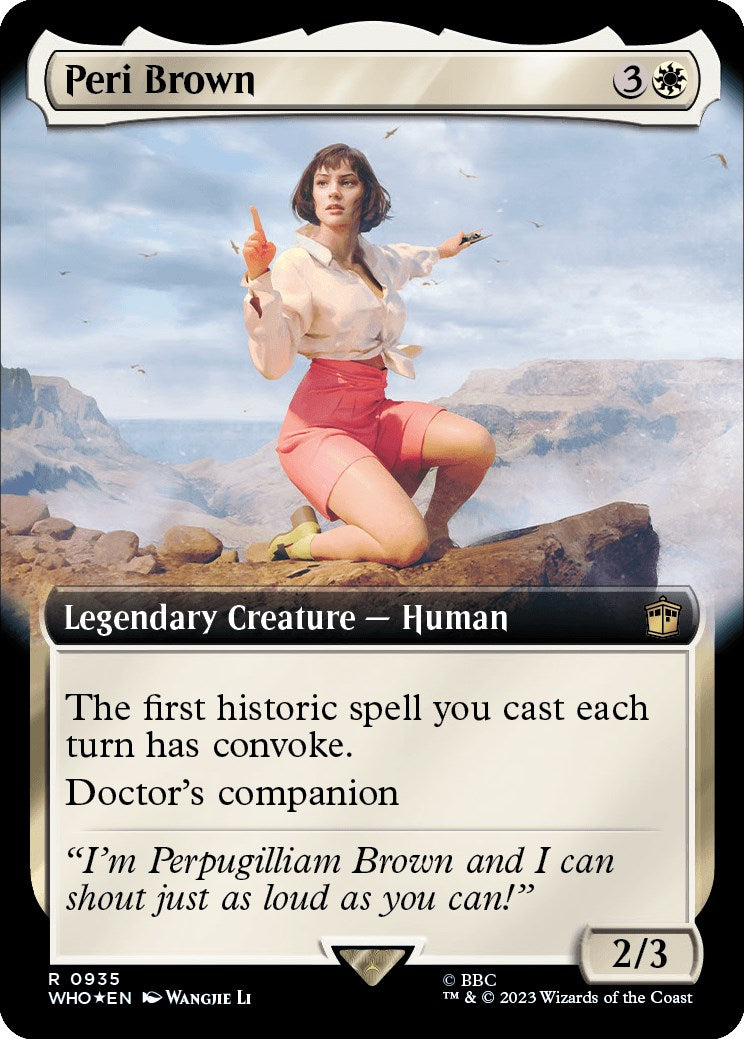 Peri Brown (Extended Art) (Surge Foil) [Doctor Who] | Pandora's Boox