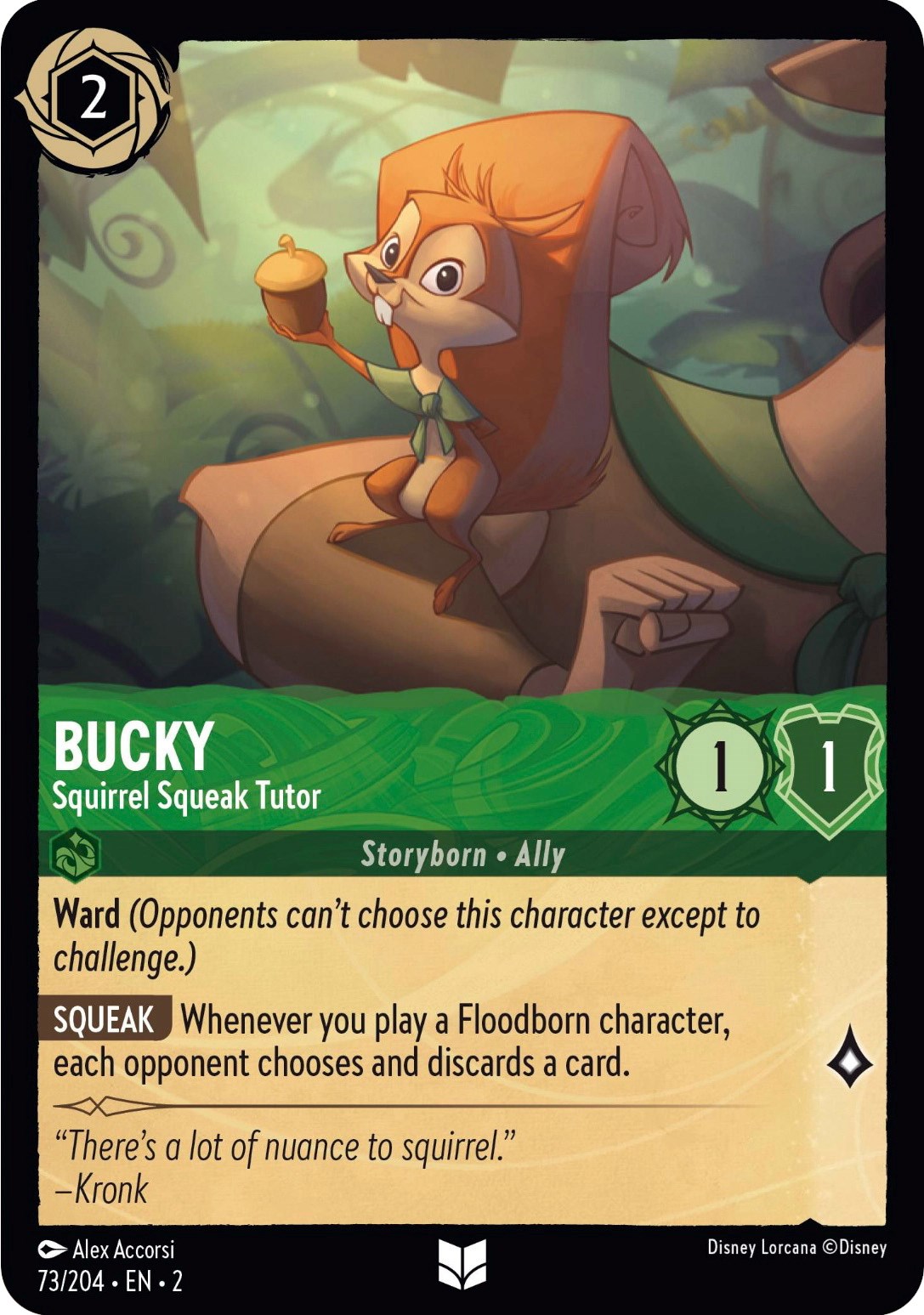 Bucky - Squirrel Squeak Tutor (73/204) [Rise of the Floodborn] | Pandora's Boox