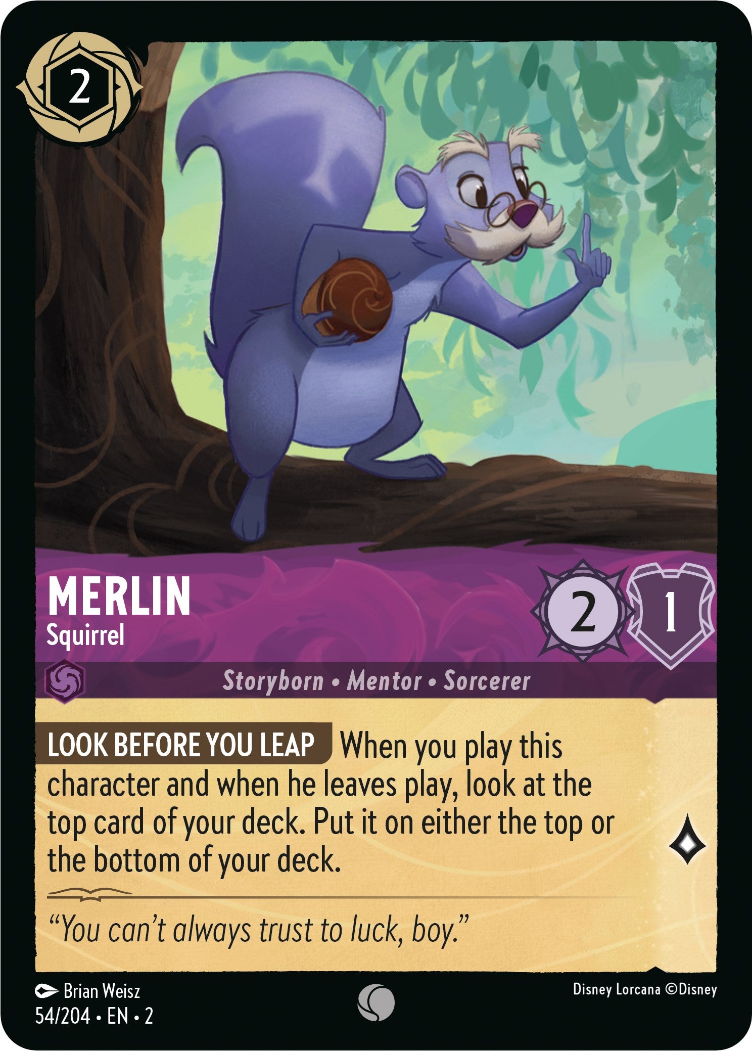 Merlin - Squirrel (54/204) [Rise of the Floodborn] | Pandora's Boox