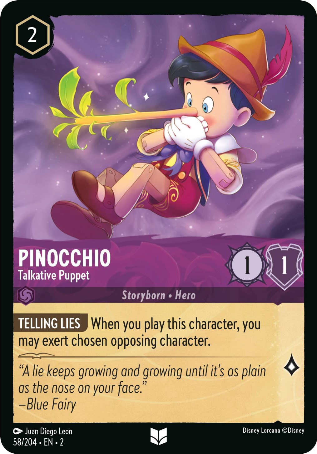 Pinocchio - Talkative Puppet (58/204) [Rise of the Floodborn] | Pandora's Boox