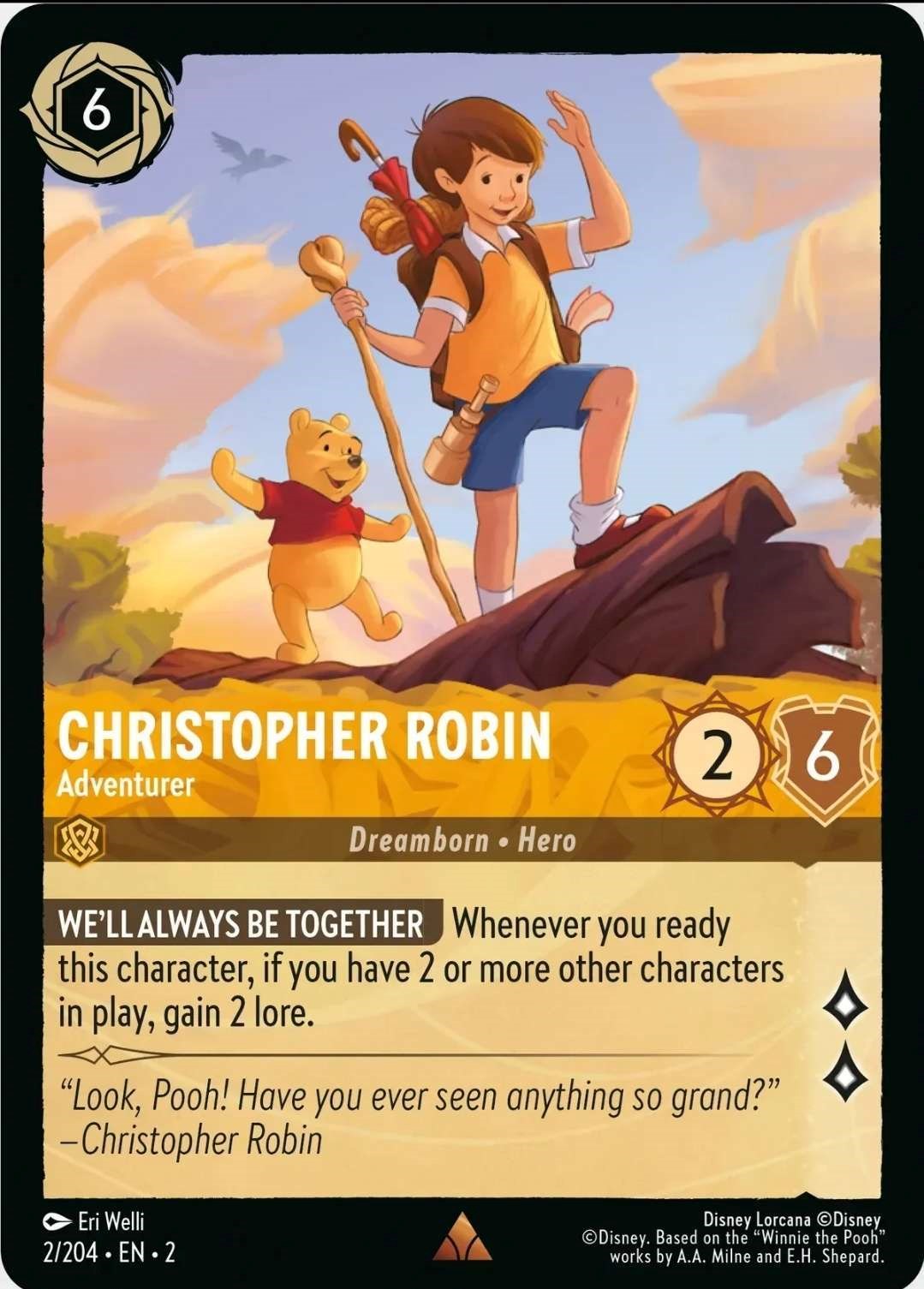 Christopher Robin - Adventurer (2/204) [Rise of the Floodborn] | Pandora's Boox