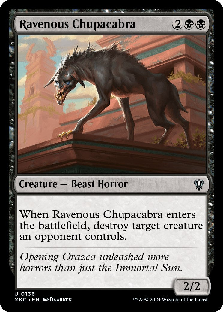 Ravenous Chupacabra [Murders at Karlov Manor Commander] | Pandora's Boox