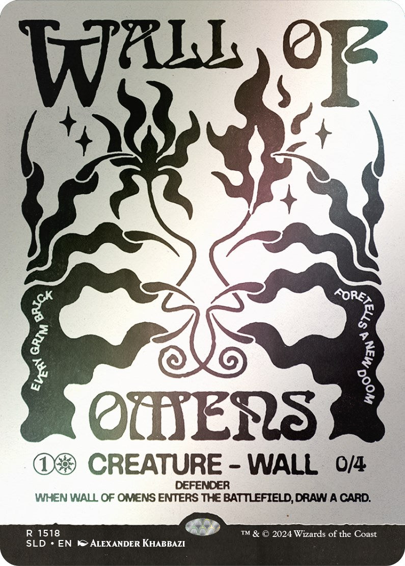 Wall of Omens (Rainbow Foil) [Secret Lair Drop Series] | Pandora's Boox