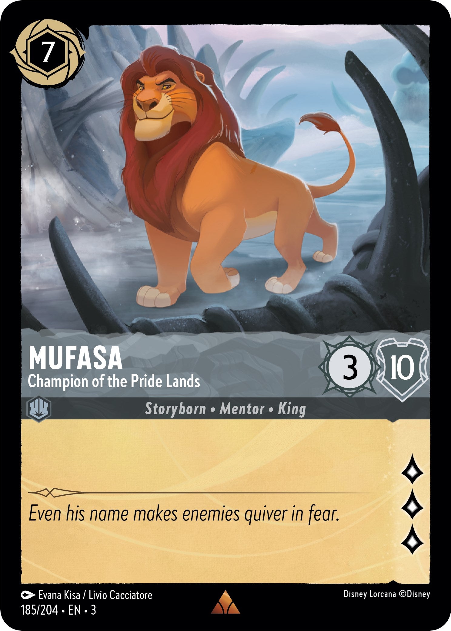 Mufasa - Champion of the Pride Lands (185/204) [Into the Inklands] | Pandora's Boox