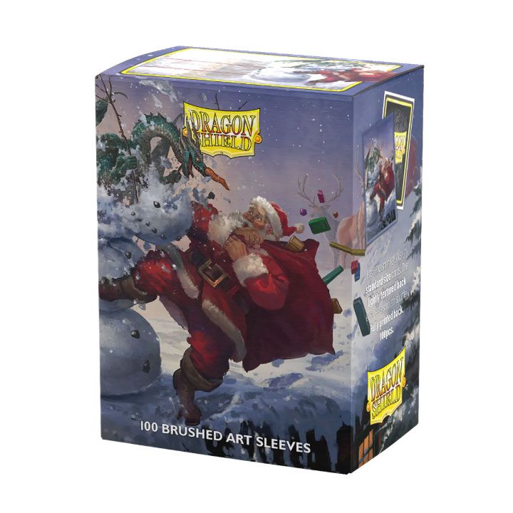 Dragon Shield Brushed Art Sleeves (100 pk) Christmas Dragon 2025