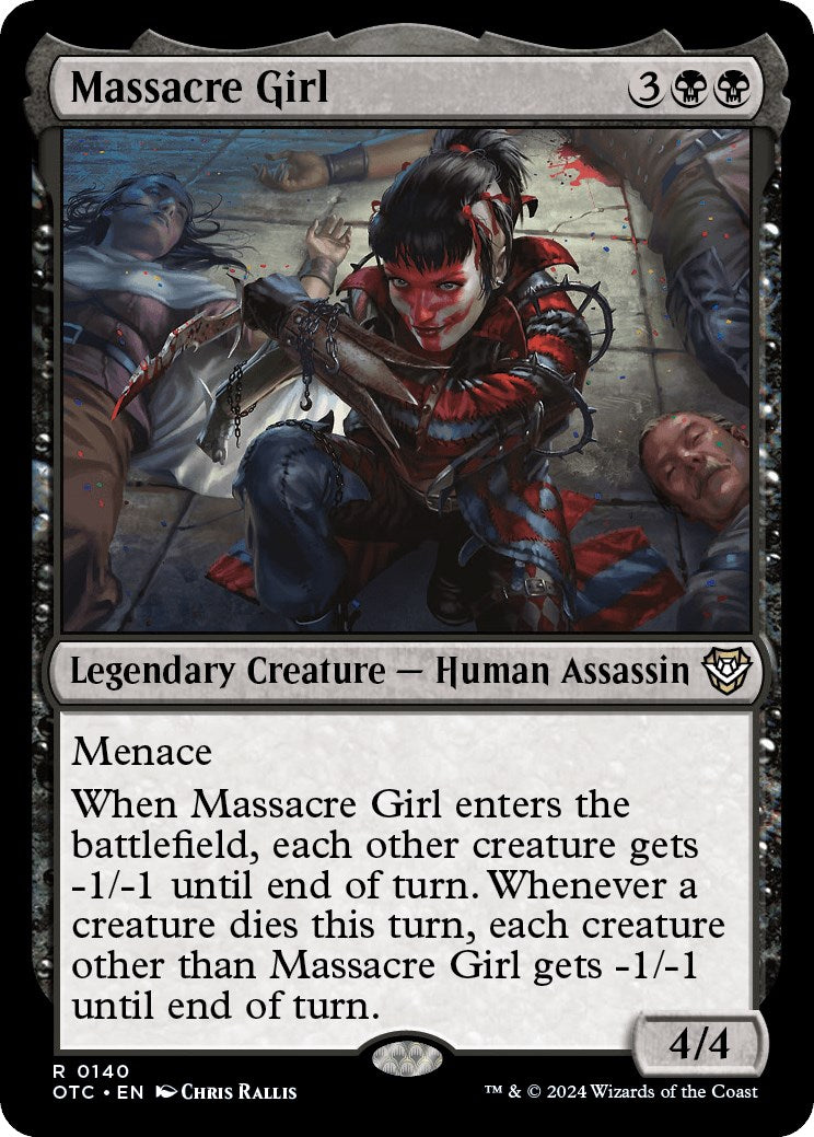Massacre Girl [Outlaws of Thunder Junction Commander] | Pandora's Boox