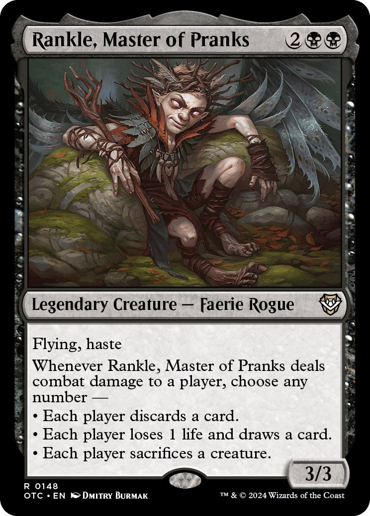 Rankle, Master of Pranks [Outlaws of Thunder Junction Commander] | Pandora's Boox