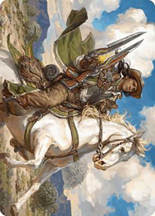 Wylie Duke, Atiin Hero Art Card [Outlaws of Thunder Junction Art Series] | Pandora's Boox