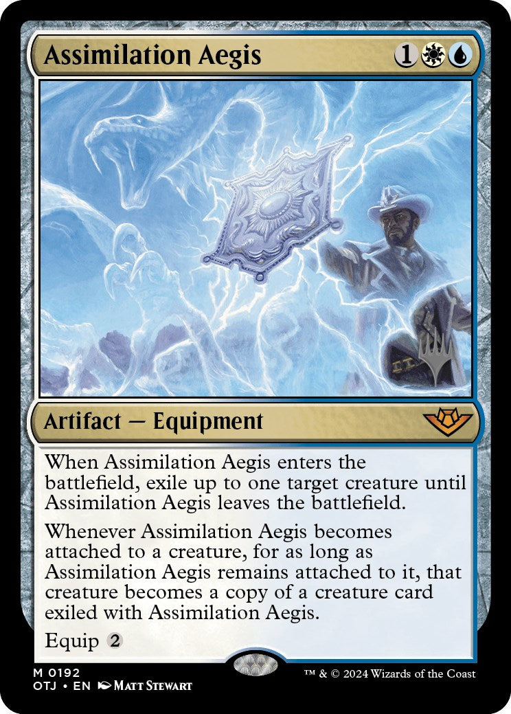 Assimilation Aegis (Promo Pack) [Outlaws of Thunder Junction Promos] | Pandora's Boox