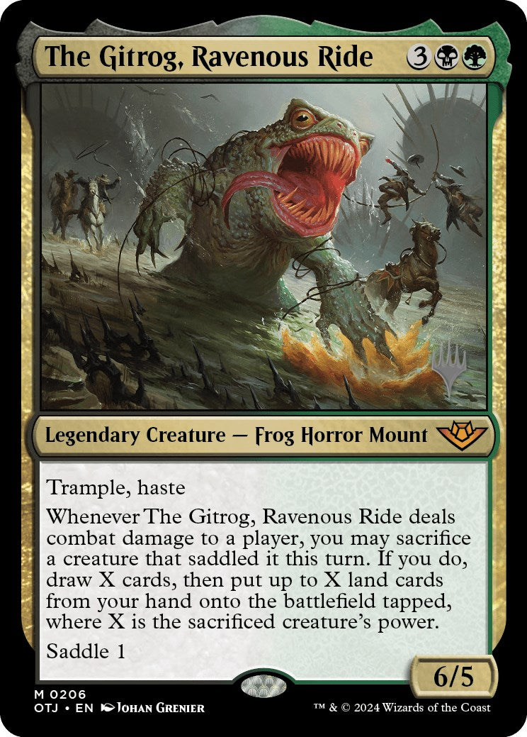 The Gitrog, Ravenous Ride (Promo Pack) [Outlaws of Thunder Junction Promos] | Pandora's Boox
