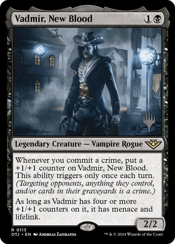 Vadmir, New Blood (Promo Pack) [Outlaws of Thunder Junction Promos] | Pandora's Boox