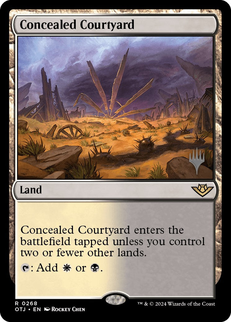 Concealed Courtyard (Promo Pack) [Outlaws of Thunder Junction Promos] | Pandora's Boox