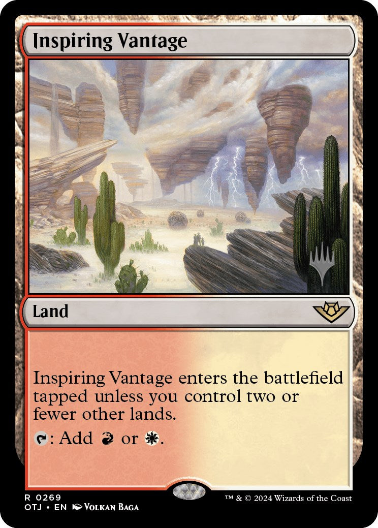 Inspiring Vantage (Promo Pack) [Outlaws of Thunder Junction Promos] | Pandora's Boox