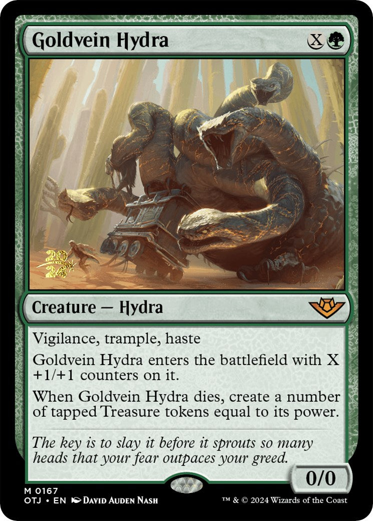 Goldvein Hydra [Outlaws of Thunder Junction Prerelease Promos] | Pandora's Boox