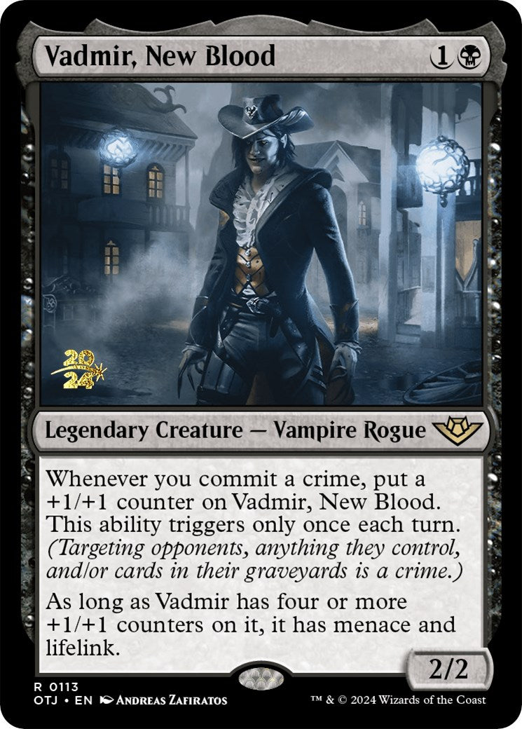 Vadmir, New Blood [Outlaws of Thunder Junction Prerelease Promos] | Pandora's Boox