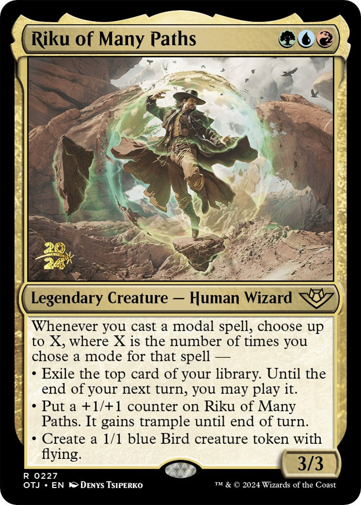 Riku of Many Paths [Outlaws of Thunder Junction Prerelease Promos] | Pandora's Boox