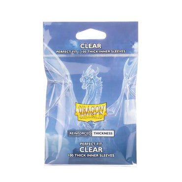 Dragon Shield thick Clear Perfect Fit Inner sleeve (100 pk)