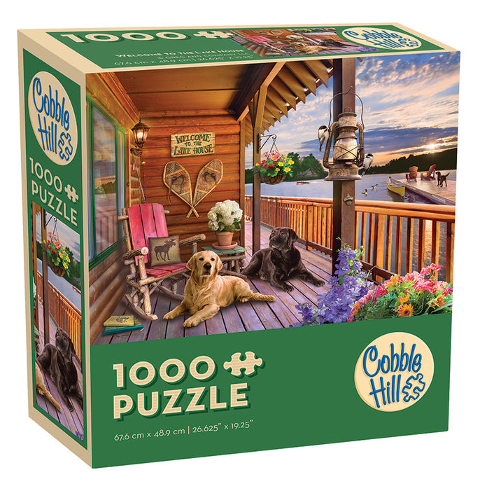 Cobble Hill Puzzle: Welcome to the Lake House 1000pc | Pandora's Boox