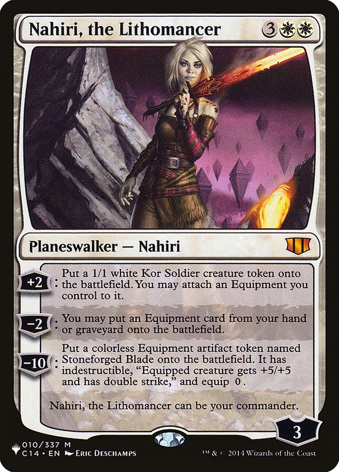 Nahiri, the Lithomancer [The List] | Pandora's Boox