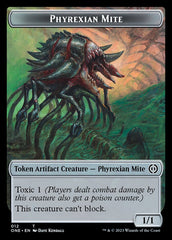 Phyrexian Mite (011) // Phyrexian Mite (012) Double-Sided Token [Phyrexia: All Will Be One Tokens] | Pandora's Boox