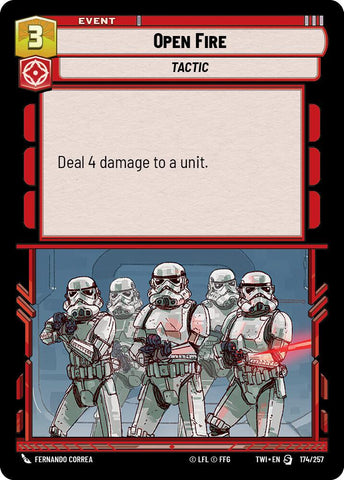 Open Fire (174/257) (174/257) [Twilight of the Republic]